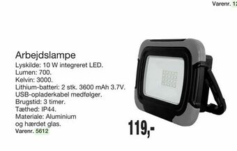 Harald Nyborg Arbejdslampe tilbud