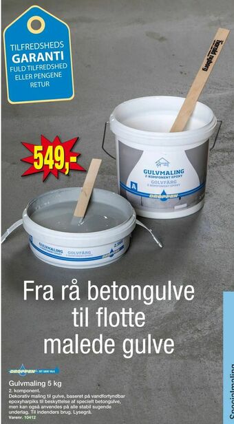 Harald Nyborg Gulvmaling 5 kg tilbud