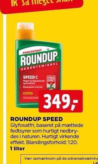 jem & fix Roundup speed tilbud