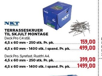 jem & fix Terrasseskruer tilbud