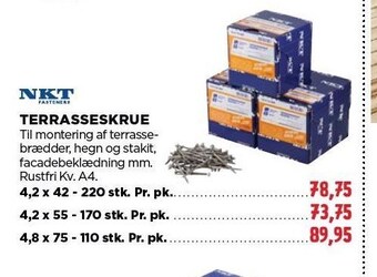 jem & fix Terrasseskruer tilbud