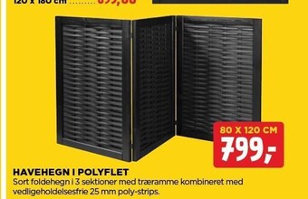 jem & fix Havehegn i polyflet tilbud
