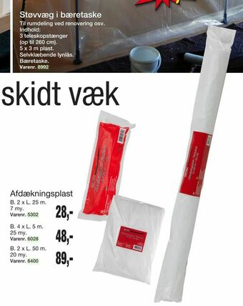 Harald Nyborg Afdækningsplast med tape tilbud