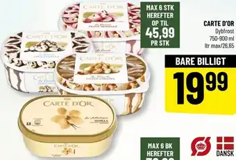 Løvbjerg Carte D'or 750-900 ml tilbud