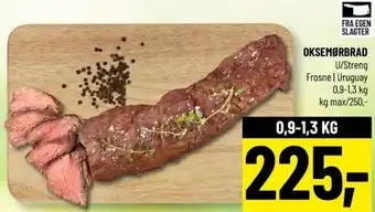 Løvbjerg Oksemørbrad 0,9-1,3 kg tilbud