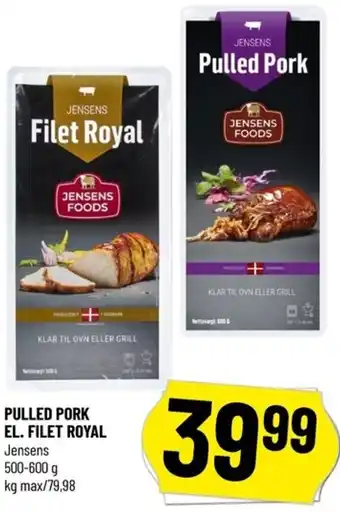 Løvbjerg Pulled Pork El. Filet Royal 500-600 g tilbud