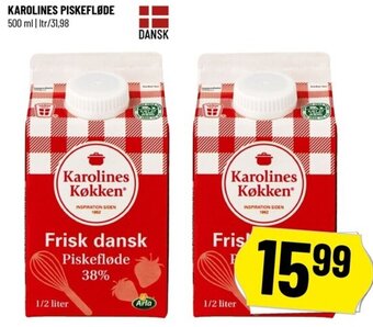 Løvbjerg Karolines Piskefløde 500 ml tilbud