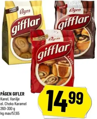 Løvbjerg Pågen Gifler 260-300 g tilbud