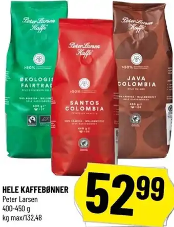 Løvbjerg Hele Kaffebønner 400-450 g tilbud