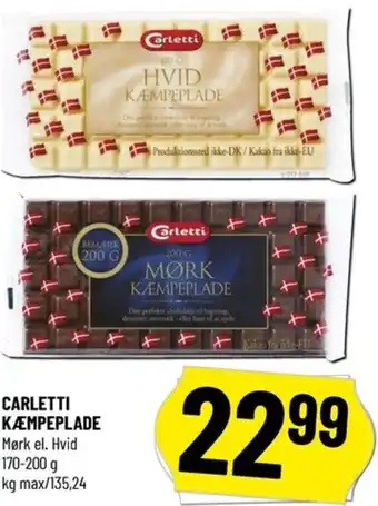 Løvbjerg Carletti Kæmpeplade 170-200 g tilbud