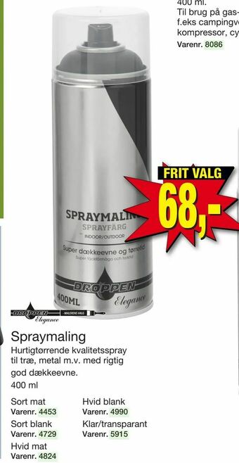 Harald Nyborg Spraymaling tilbud