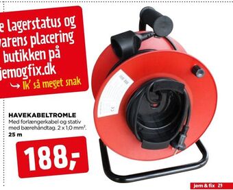 jem & fix Havekabeltromle tilbud