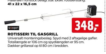 jem & fix Rotisseri til gasgrill tilbud