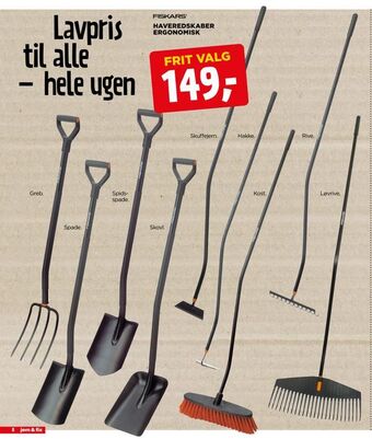 jem & fix Haveredskaber ergonomisk tilbud
