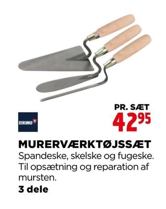 Murerværktøjssæt