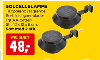 jem & fix Solcellelampe tilbud
