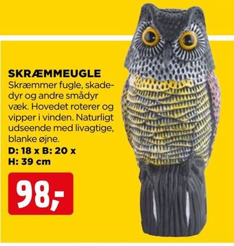 jem & fix Skræmmeugle tilbud