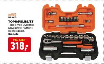 jem & fix Topnøglesæt tilbud