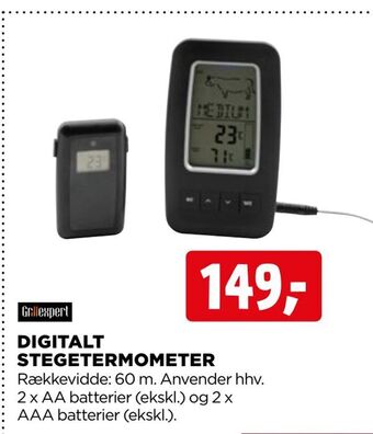 jem & fix Digitalt stegetermometer tilbud