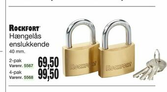 Harald Nyborg Hængelås enslukkende tilbud