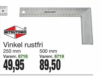 Vinkel rustfri