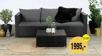 Harald Nyborg Sofasæt med puf tilbud