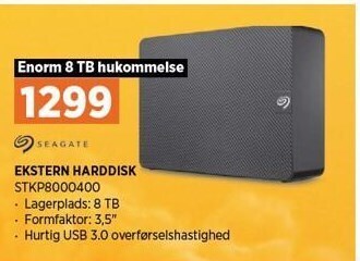 Power Ekstern harddisk tilbud