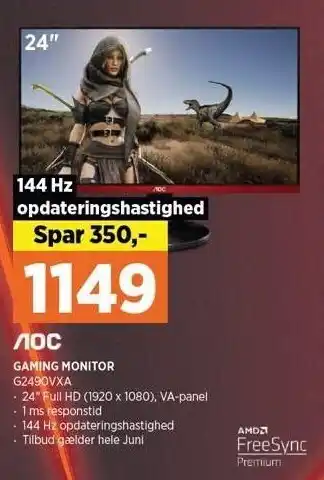 Power Gaming monitor tilbud
