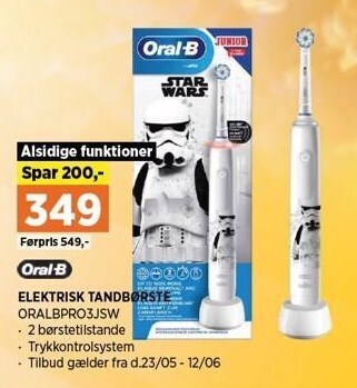 Power Elektrisk tandbørste tilbud