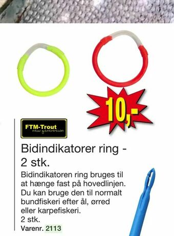 Harald Nyborg Bidindikatorer ring - 2 stk tilbud