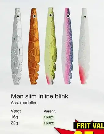 Harald Nyborg Møn slim inline blink tilbud