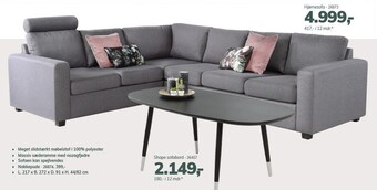 Daells Bolighus Hjørnesofa tilbud