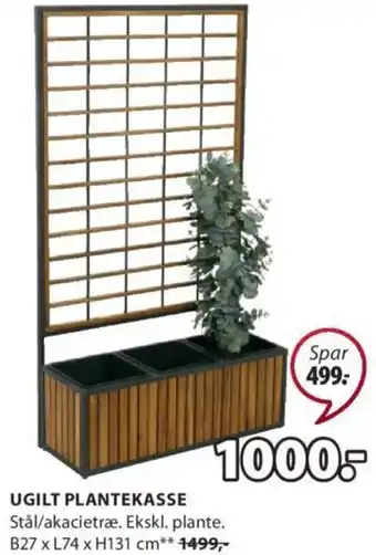 Ugilt Plantekasse B27xL74xH131cm