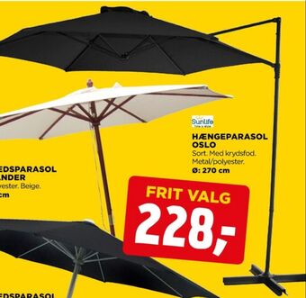 jem & fix Sunlife parasol tilbud