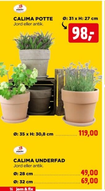 jem & fix Scan-pot urtepotte tilbud