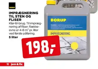 jem & fix Borup imprægnering tilbud