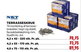 jem & fix Nkt fasteners skruer tilbud