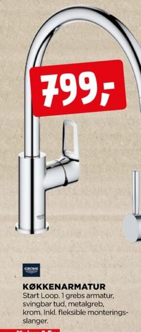 jem & fix Grohe køkkenarmatur tilbud