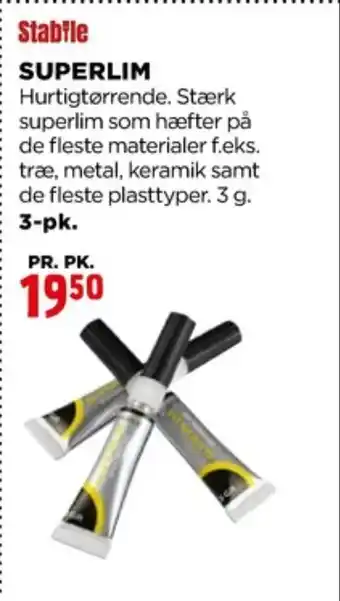 jem & fix Stabile lim tilbud