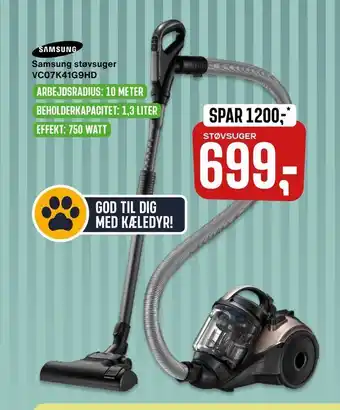 Skousen Samsung støvsuger VC07K41G9HD tilbud