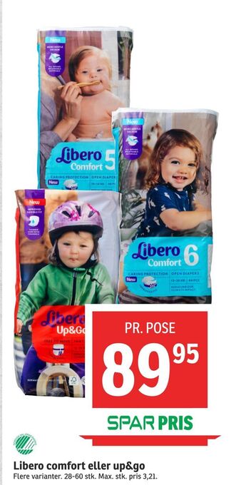 SPAR Libero comfort eller up&go tilbud