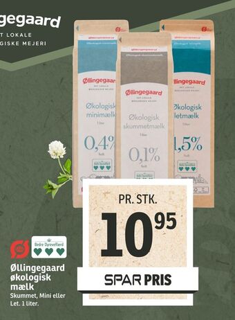 SPAR Øllingegaard økologisk mælk tilbud