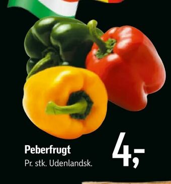 Føtex Peberfrugt tilbud