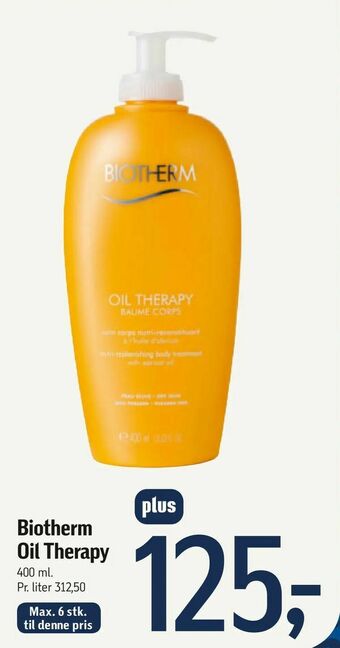 Føtex Biotherm Oil Therapy tilbud