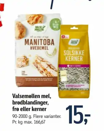 Føtex Valsemøllen mel, brødblandinger, frø eller kerner tilbud