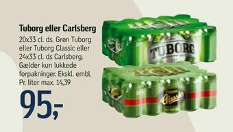 Føtex Tuborg eller Carlsberg tilbud