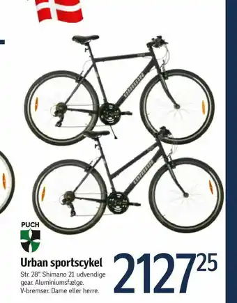 Føtex Urban sportscykel tilbud