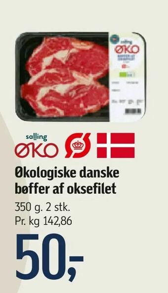 Føtex Økologiske danske bøffer af oksefilet tilbud