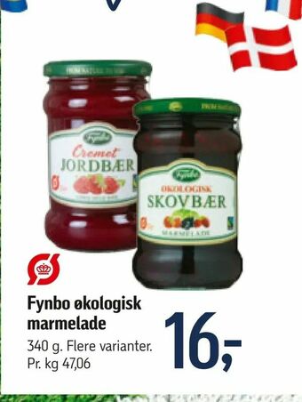 Føtex Fynbo økologisk marmelade tilbud