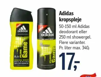 Føtex Adidas kropspleje tilbud